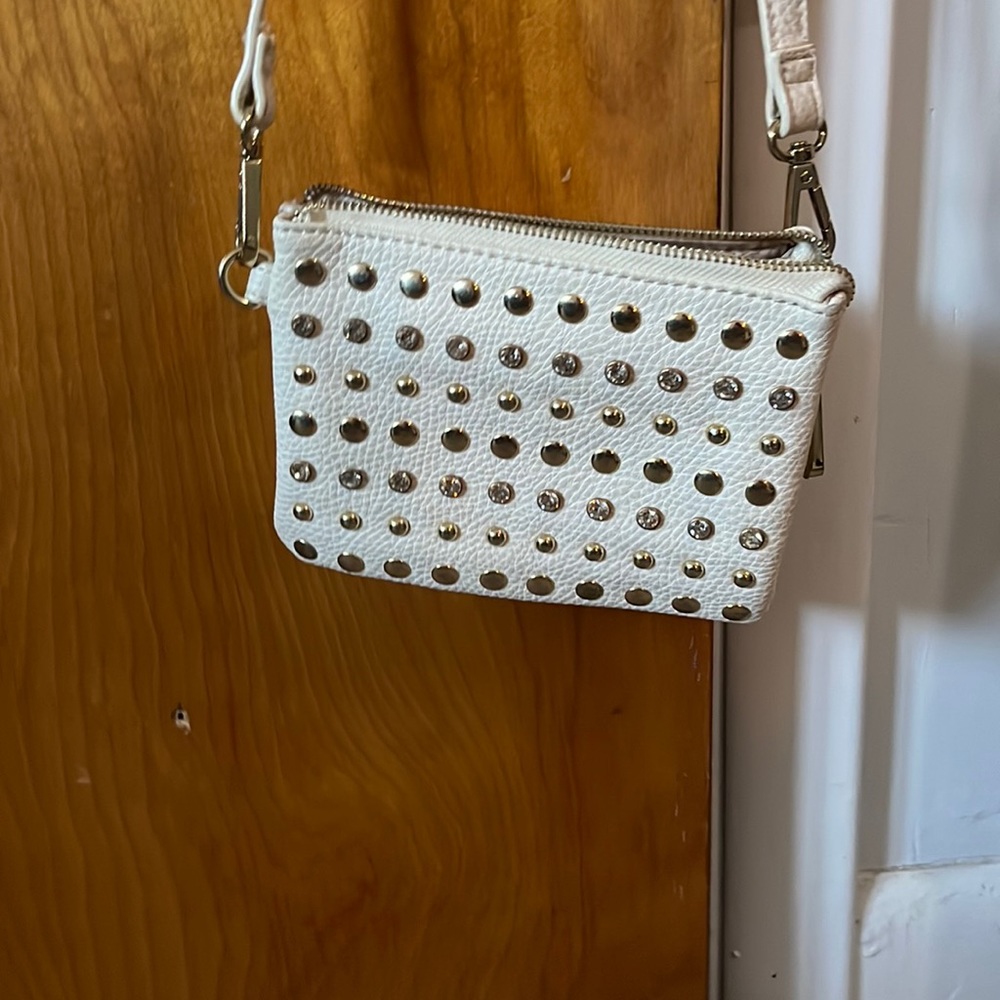 Charming Charlies White Crossbody Purse